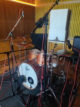 Drum recording session at Catalyst Berlin
